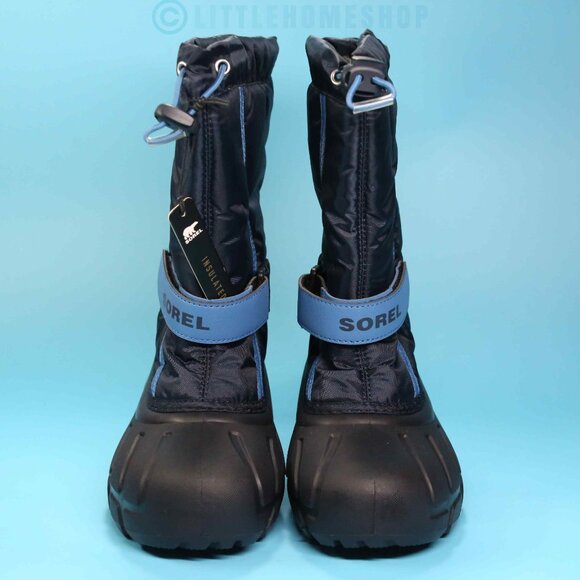 Sorel Kids Navy and Light Blue Snow Boots - Picture 4 of 7